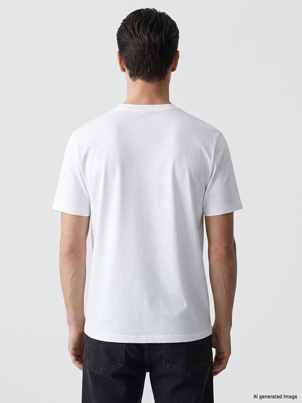 Crew Neck Printed Men's T-shirt-3