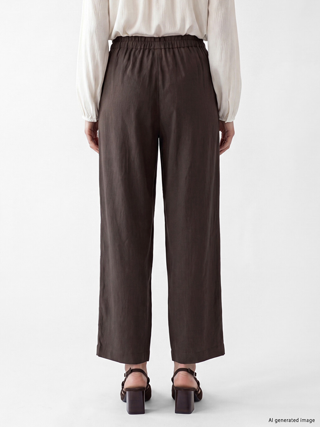 Pantalone Mrkva Kroja Sa Elastičnim Strukom Za Žene-3