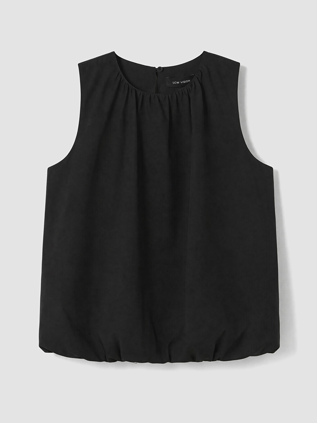 %100 Cotton Ruched Blouse-2