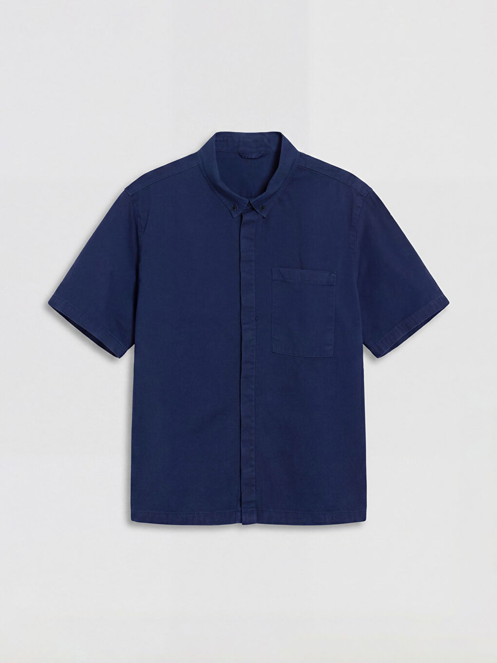 Lacivert Loose Fit Erkek Gömlek