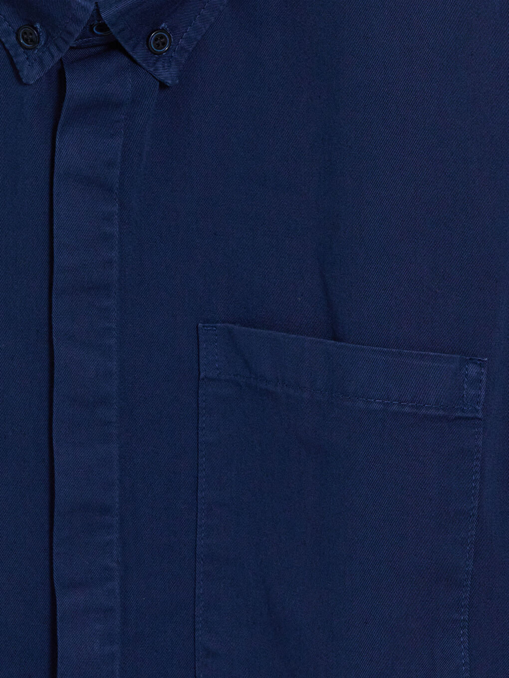 Lacivert Loose Fit Erkek Gömlek-2