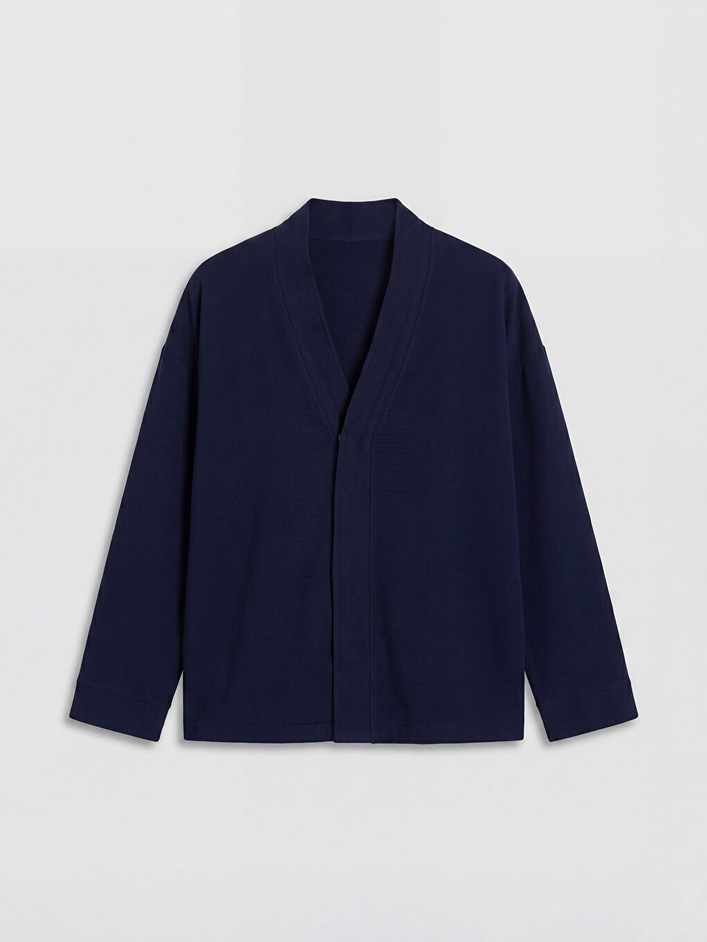 Lacivert Loose Fit Erkek Gömlek-3