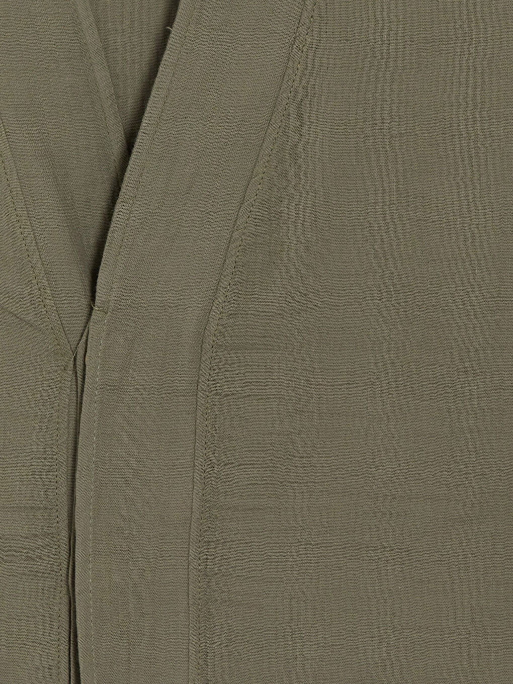 Haki Loose Fit Erkek Gömlek-6