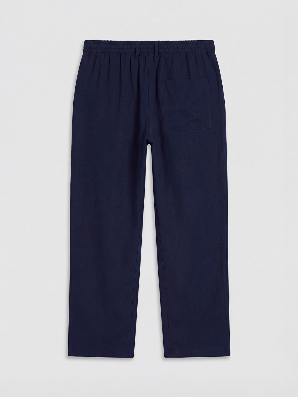 Lacivert Loose Fit Erkek Pantolon-4