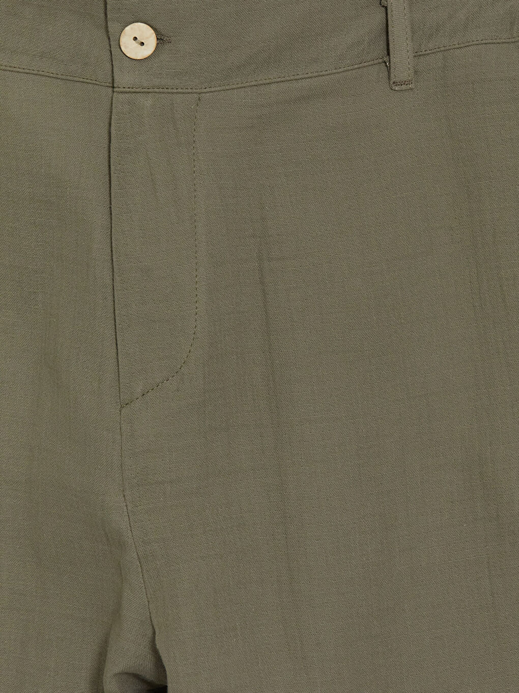 Haki Loose Fit Erkek Pantolon-5