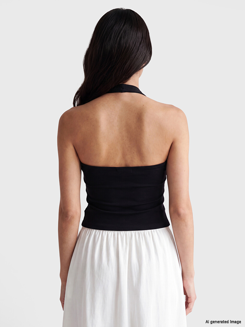 Halter Nabrana Bluza-3