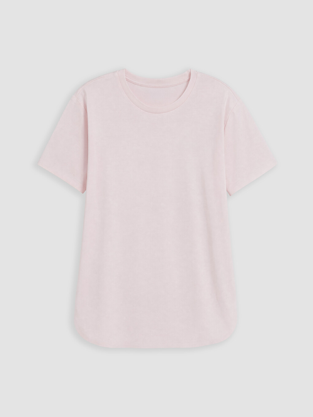 Pembe Bisiklet Yaka Kız Çocuk Tişört