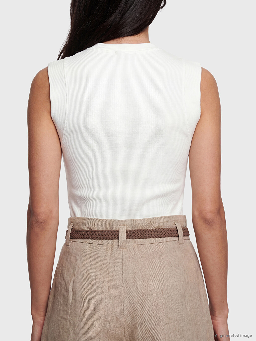 Crew Neck Women's Tank Top-3
