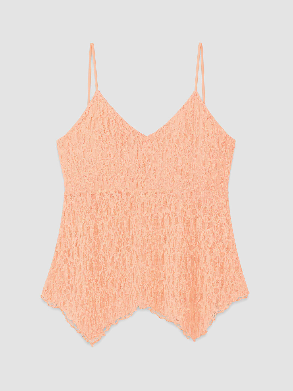 V Neck Strappy Lace Blouse-4