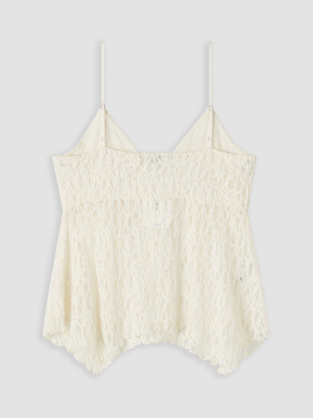 V Neck Strappy Lace Blouse-6