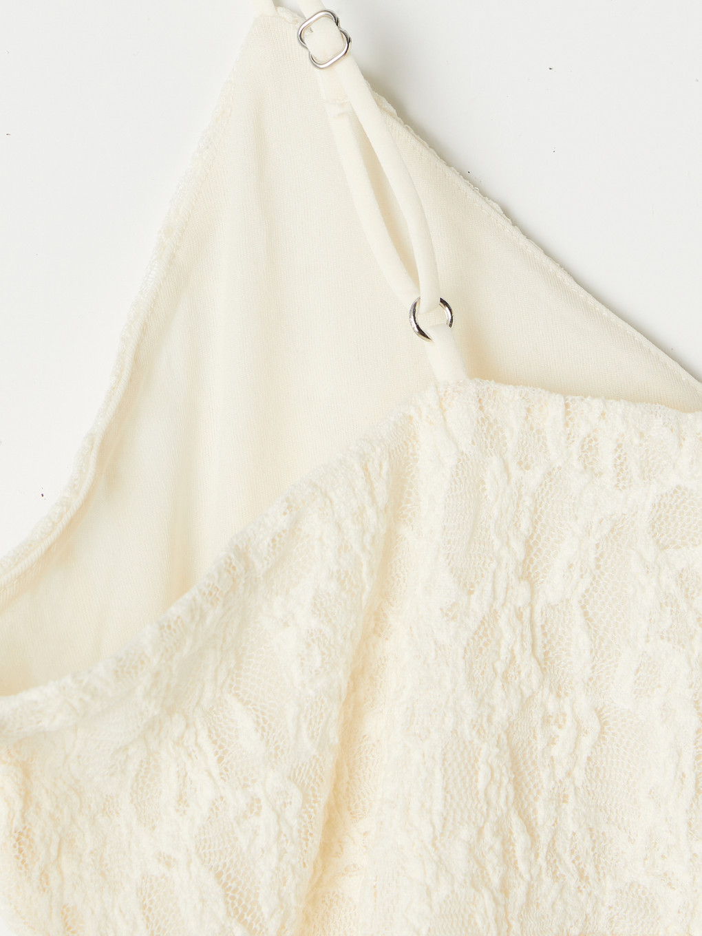 V Neck Strappy Lace Blouse-7