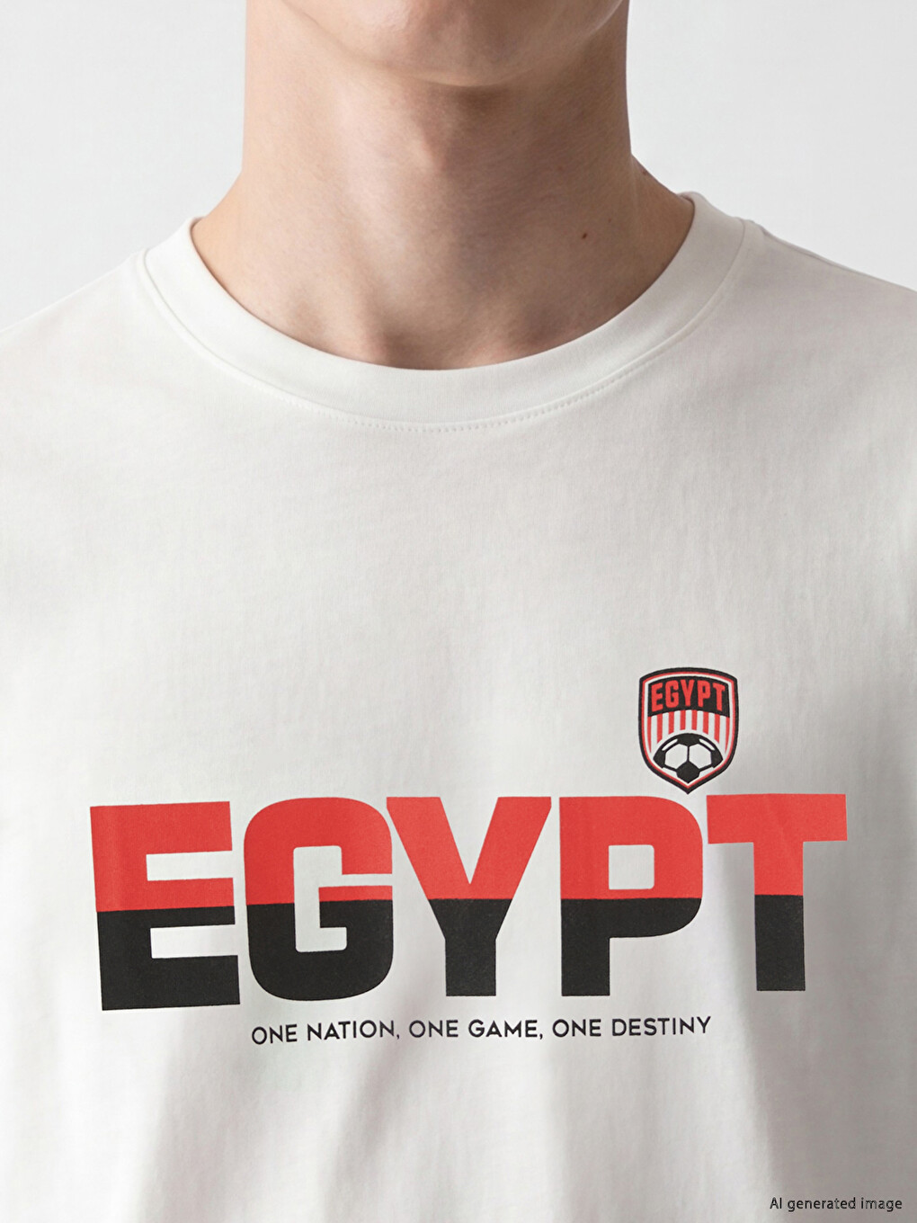 Crew Neck Egypt Printed Men's T-Shirt-2