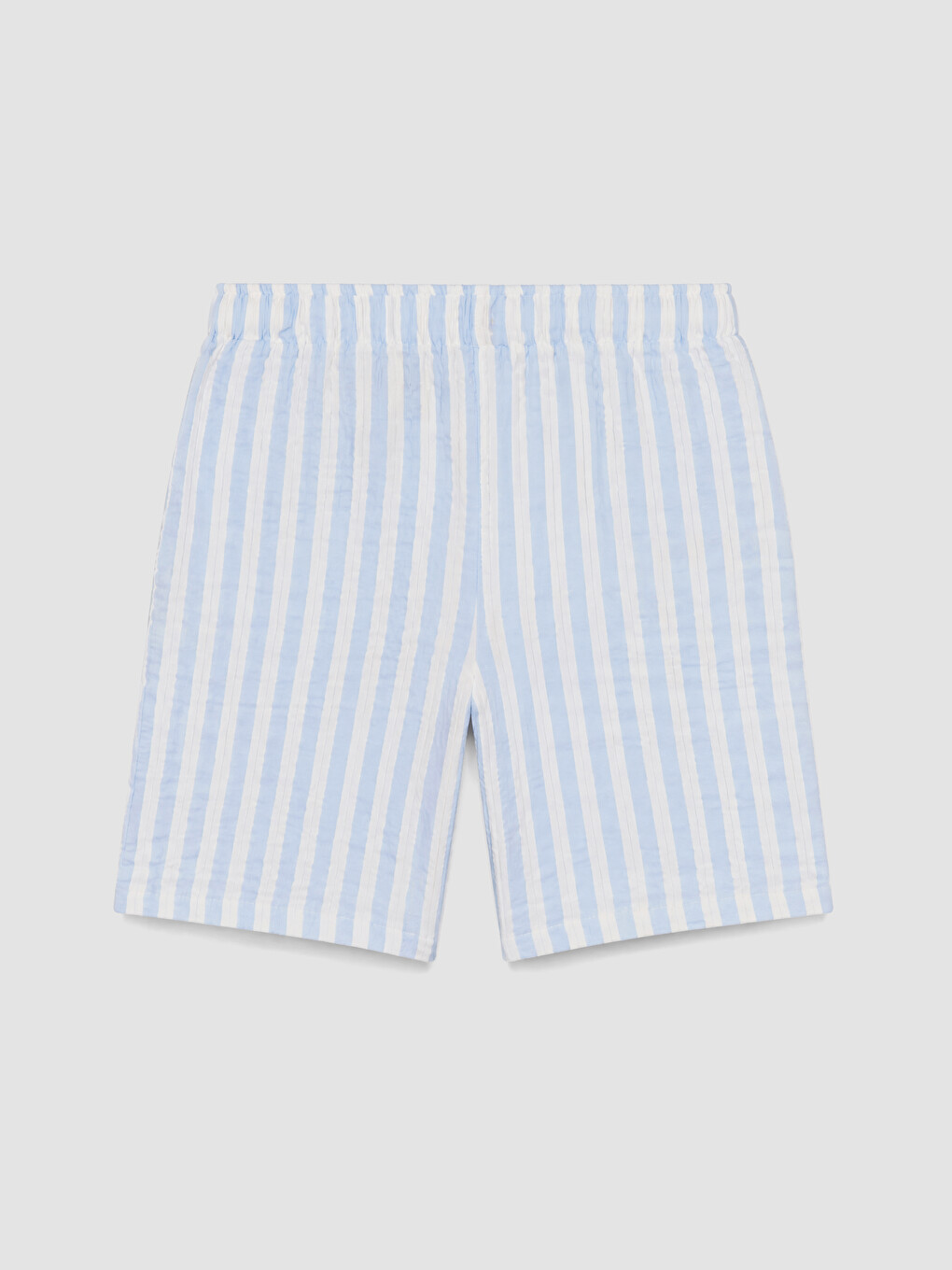 Mavi Beli Lastikli Çizgili Erkek Çocuk Pijama Altı