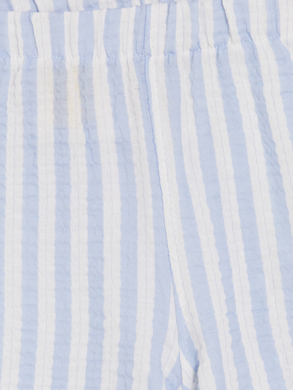 Mavi Beli Lastikli Çizgili Erkek Çocuk Pijama Altı-1
