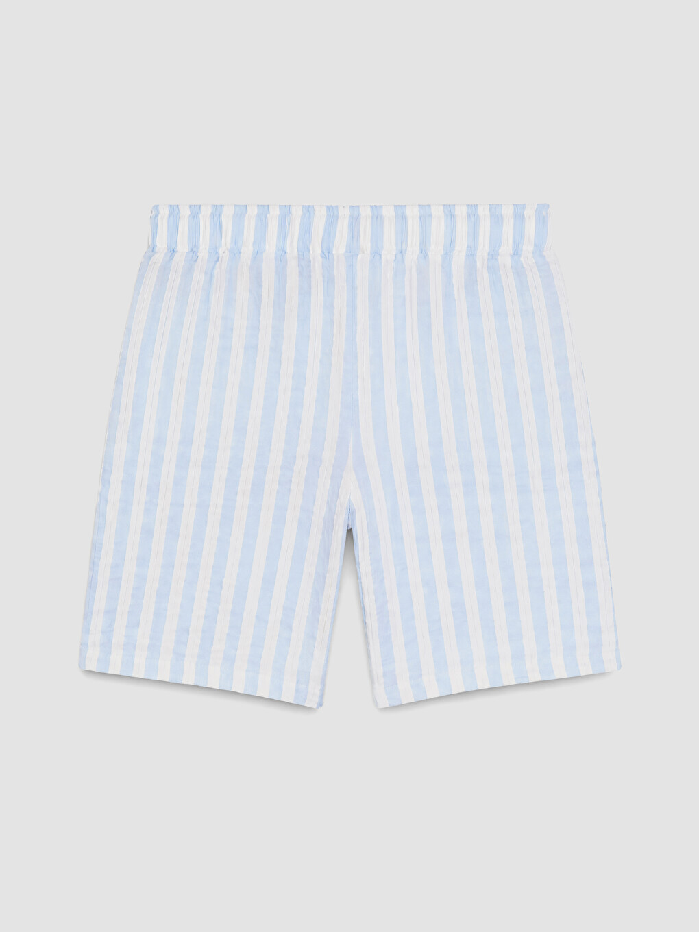 Mavi Beli Lastikli Çizgili Erkek Çocuk Pijama Altı-2