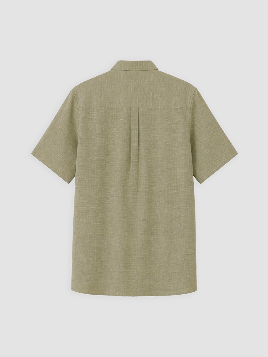 Yeşil Loose Fit Erkek Gömlek-1