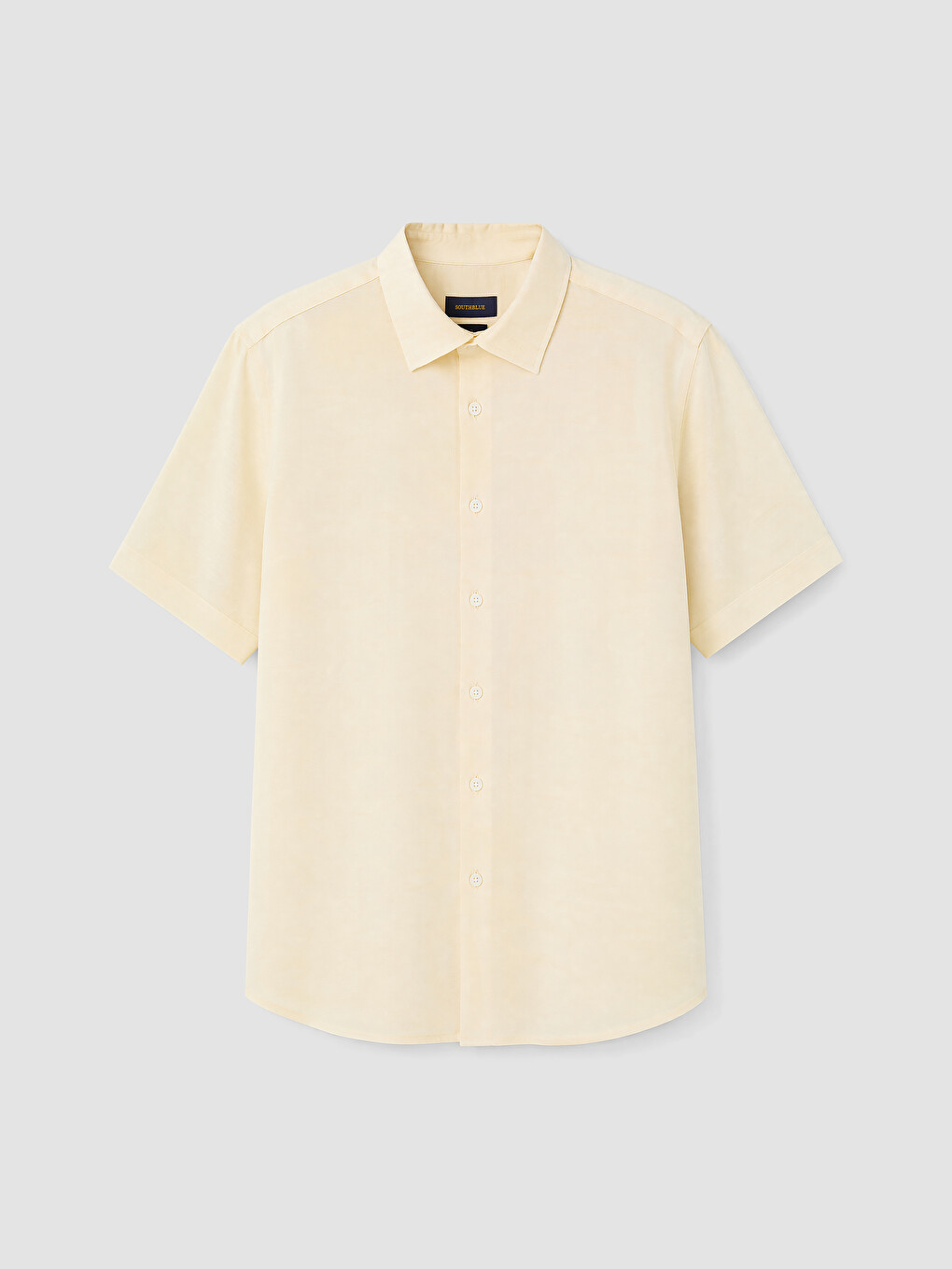 Sarı Loose Fit Erkek Gömlek