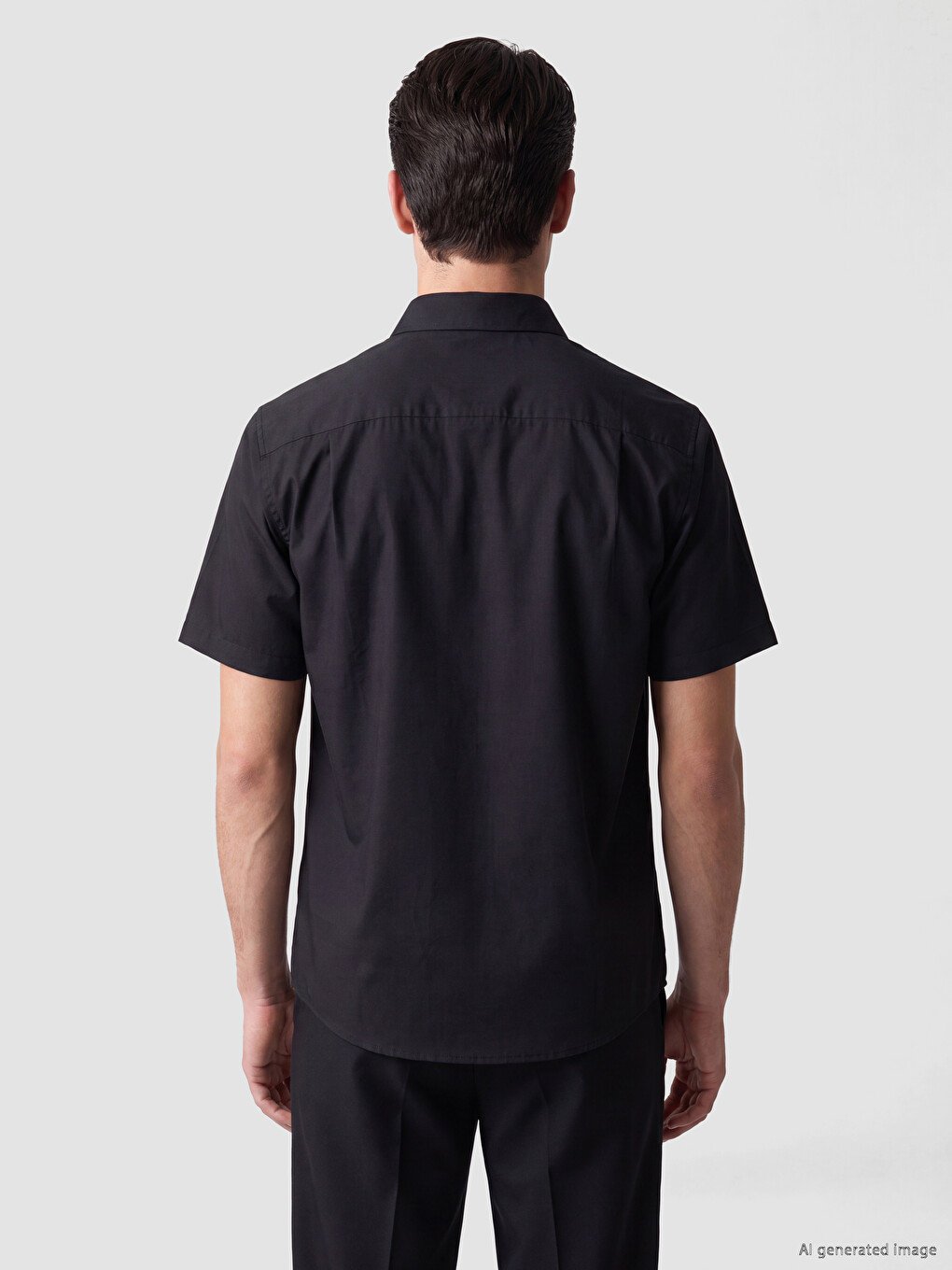 Regular Fit Dobby Men's Shirt-2
