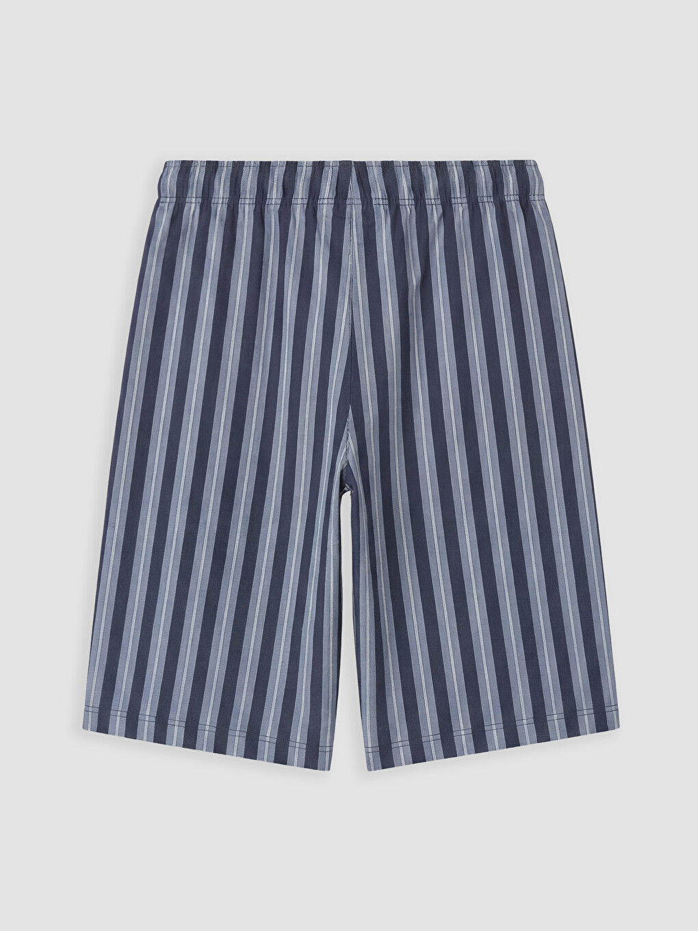 Ekru Bisiklet Yaka Erkek Çocuk Şortlu Pijama Takımı-5