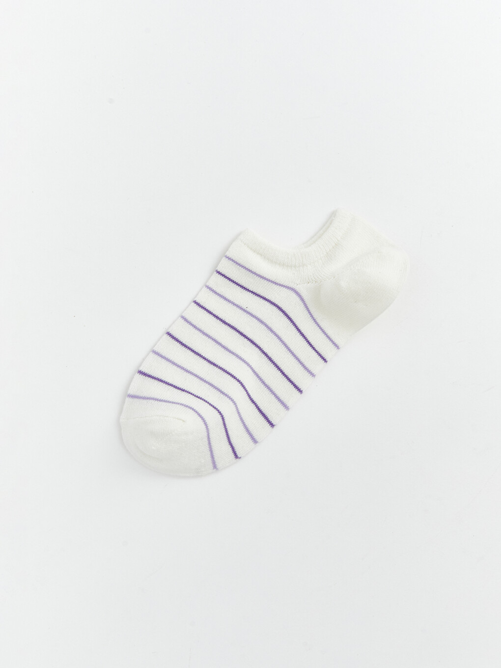 Woman Ecru Trainer Socks-3