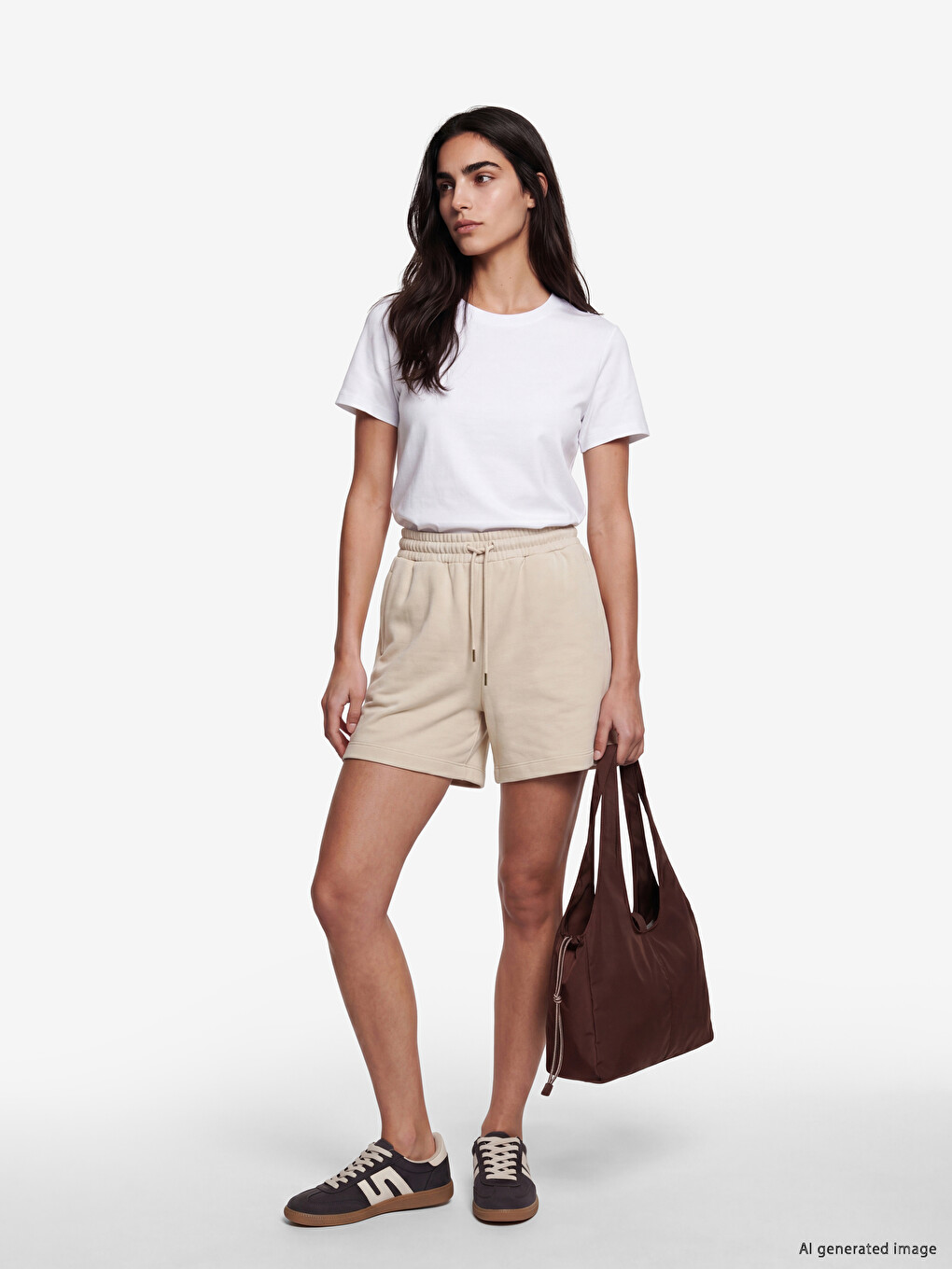 Elastic Waist Women's Shorts