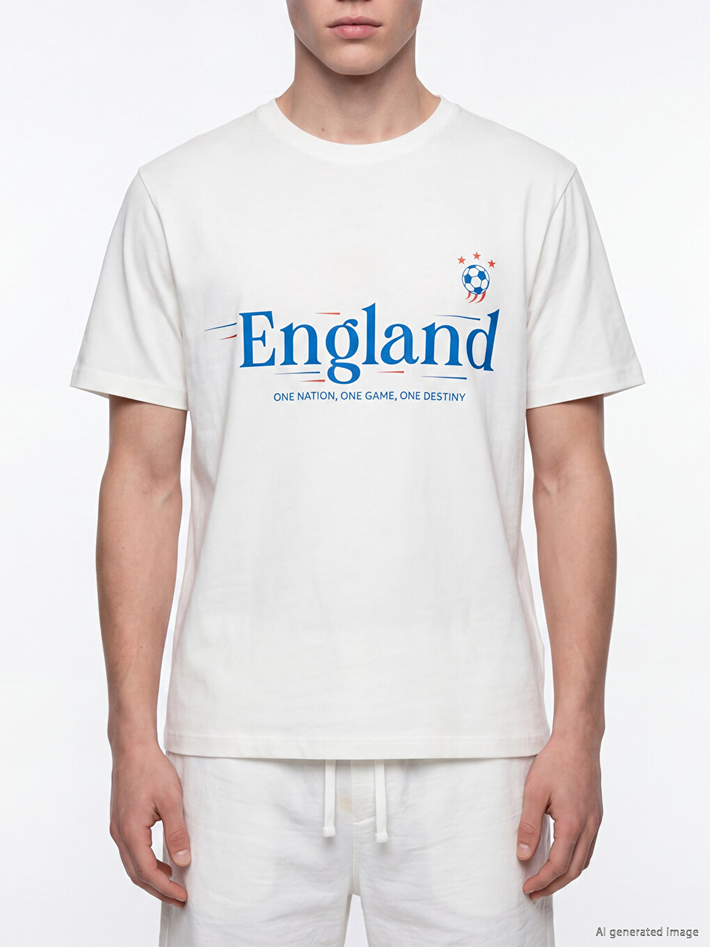FIFA 2026 World Cup England Printed Men's T-Shirt-2