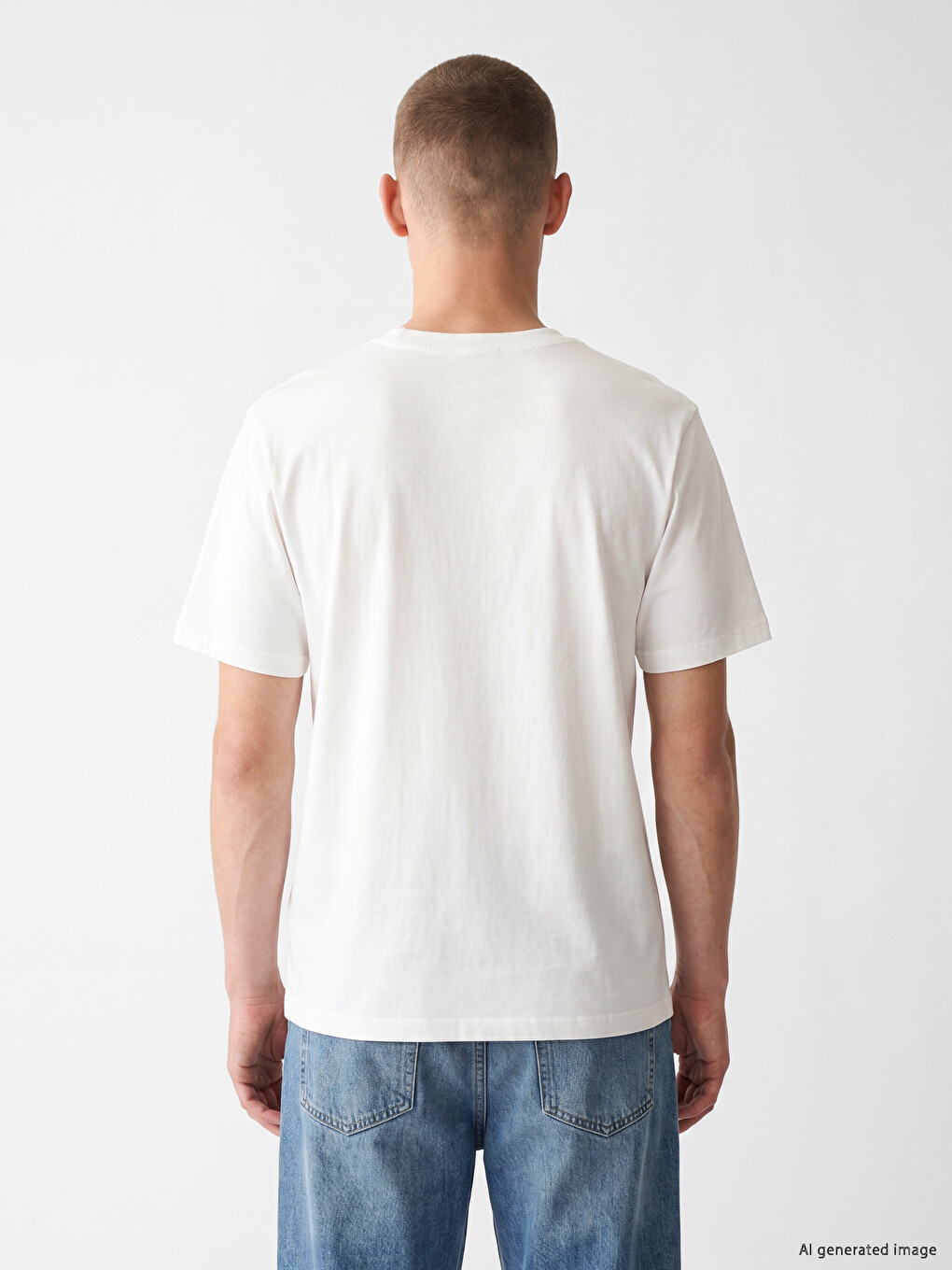 Crew Neck Spain Printed Men's T-Shirt-3