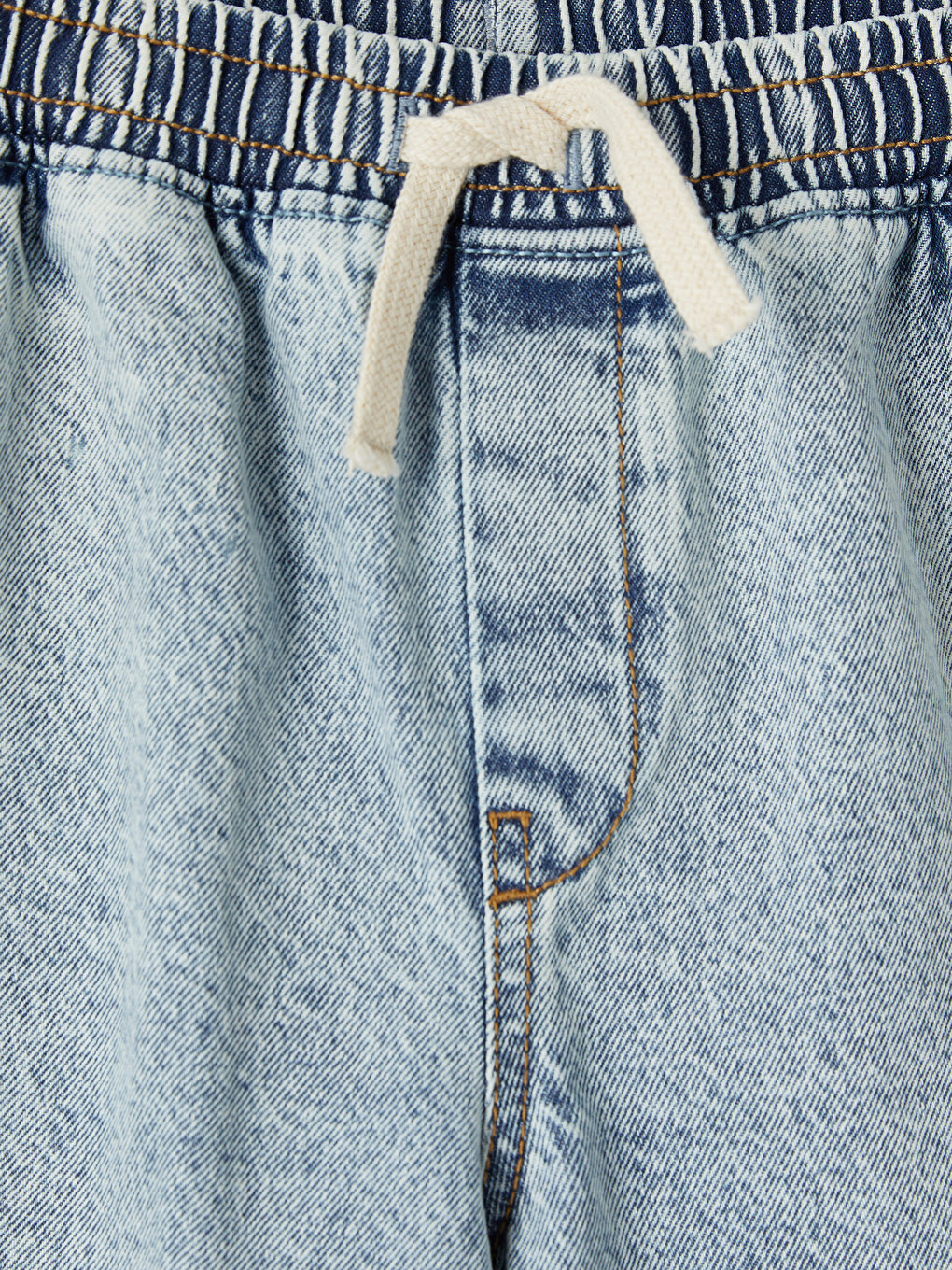 Boy Indigo Denim Shorts-1