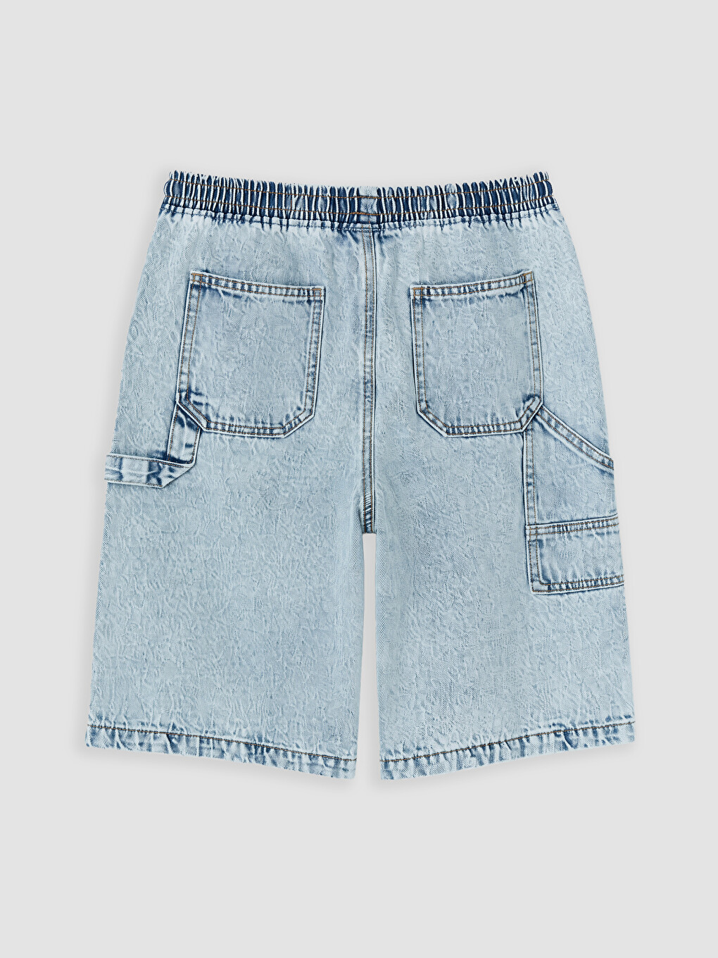 Boy Indigo Denim Shorts-2