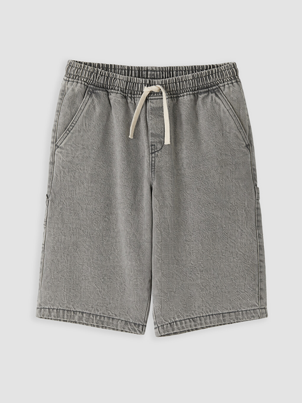 Boy Grey Denim Shorts