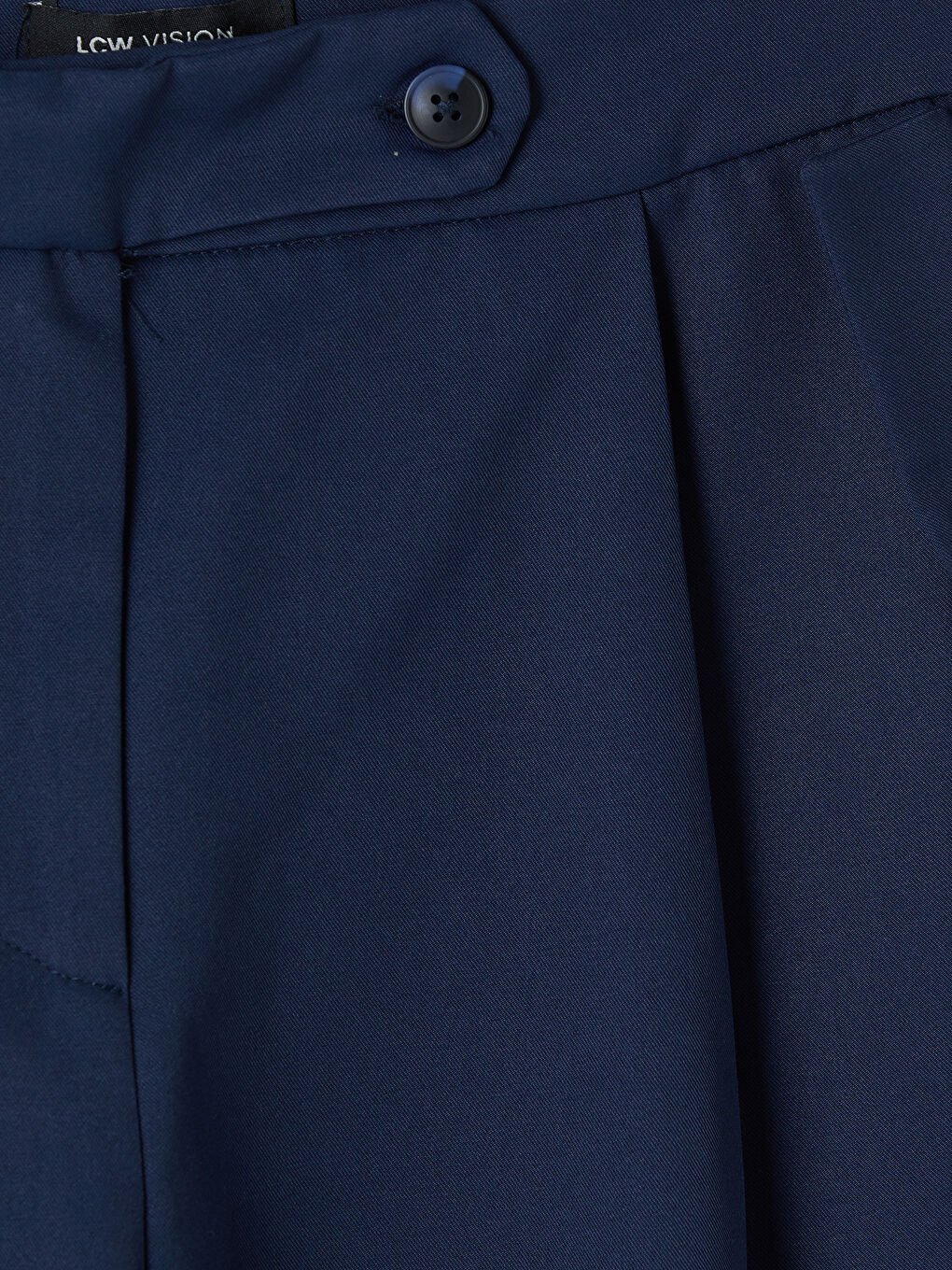 Lacivert Loose Fit Pileli Erkek Pantolon-5