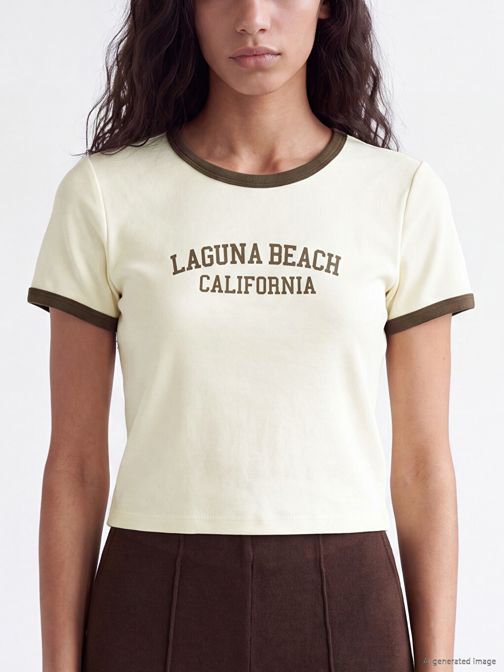 Laguna Beach Printed Women's Crop-1