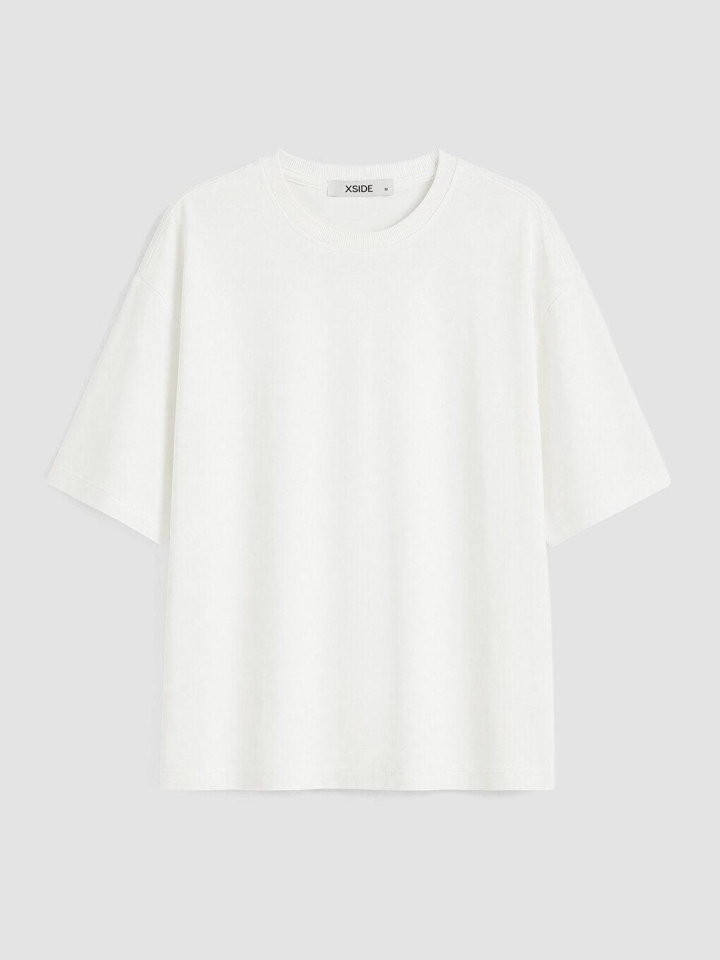 Beyaz Oversize %100 Pamuklu Kadın Tişört