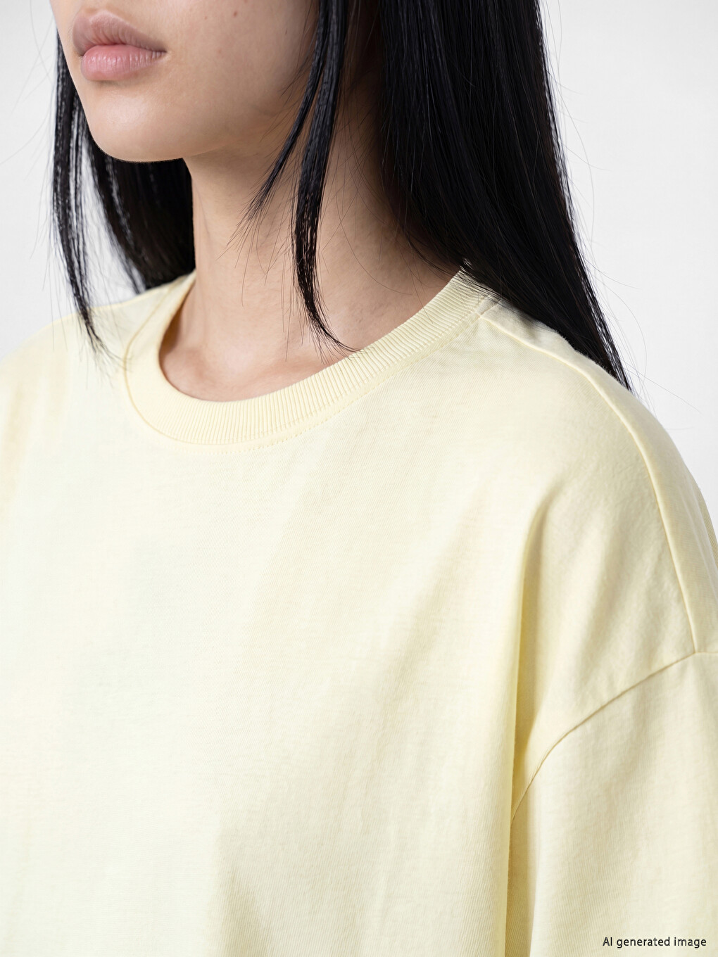 Oversize 100% Cotton Women's T-Shirt-2