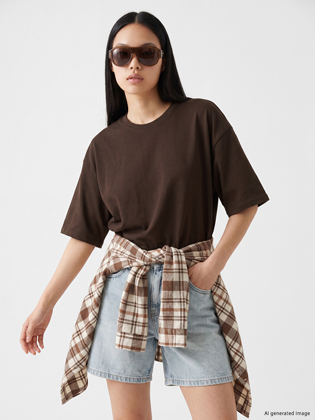 Oversize 100% Cotton Women's T-Shirt