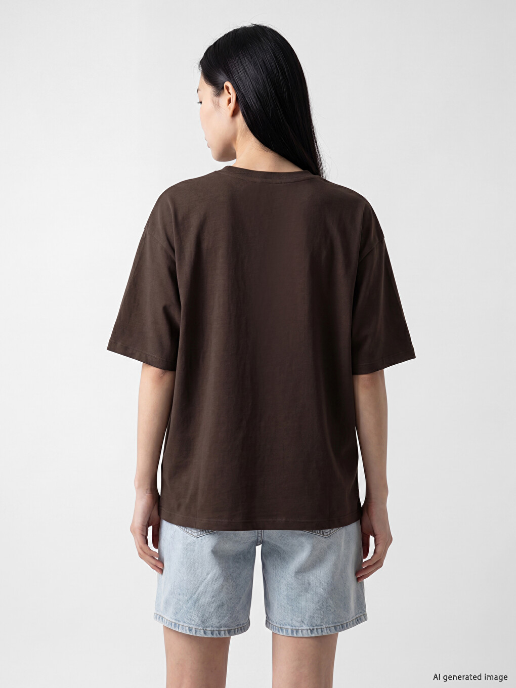Oversize 100% Cotton Women's T-Shirt-3