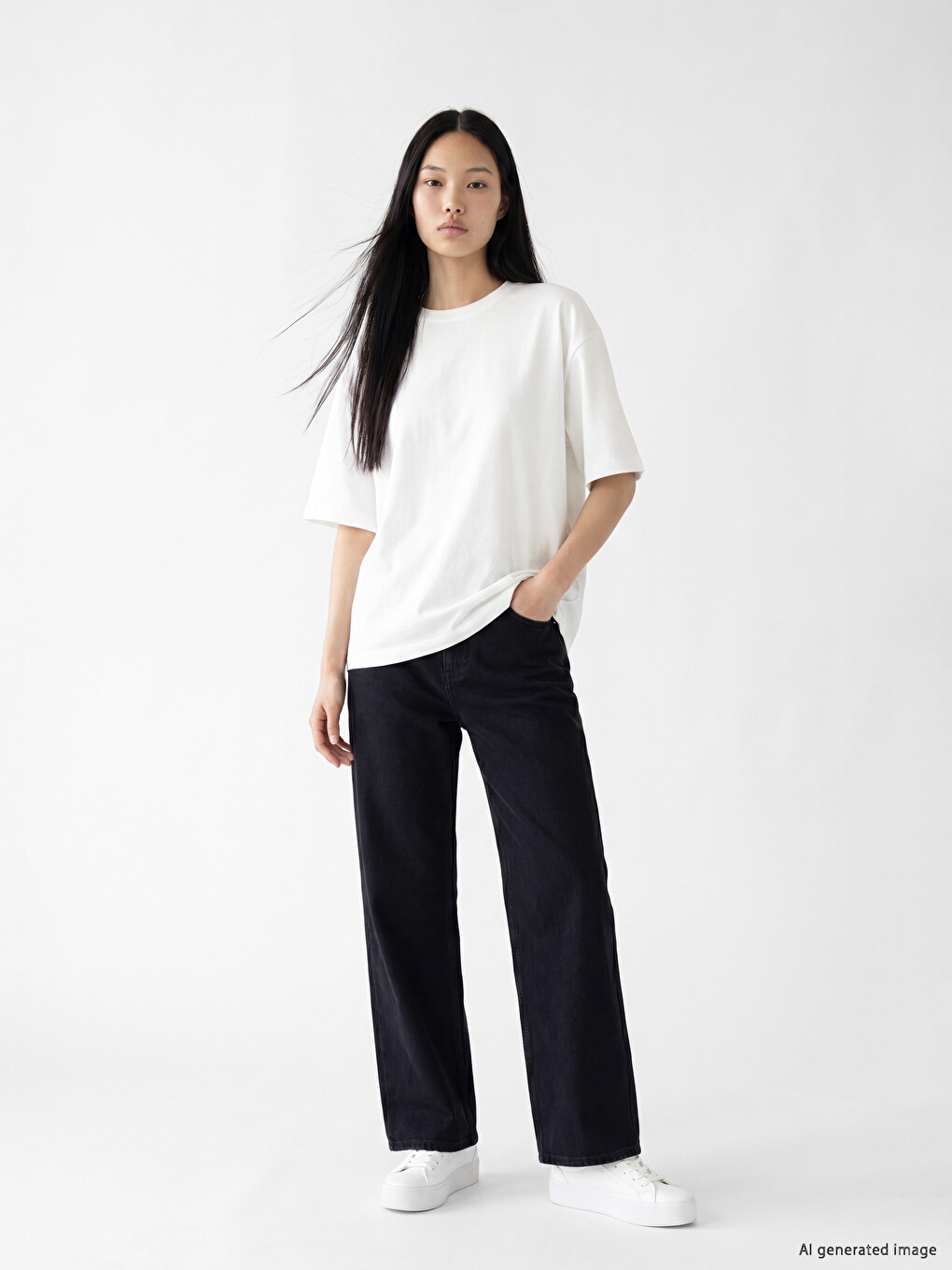 Oversize 100% Cotton Women's T-Shirt-1