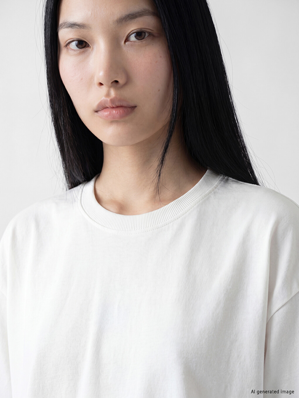 Oversize 100% Cotton Women's T-Shirt-2