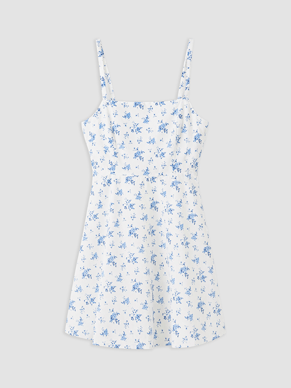 Woman Blue Dress