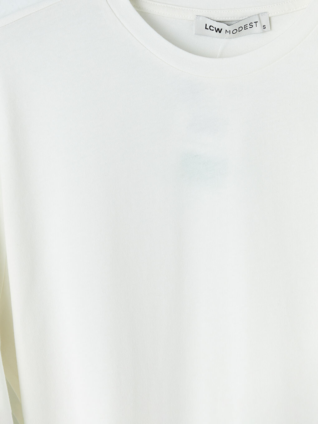 Beyaz Kuşaklı Kadın Sweatshirt Tunik-5