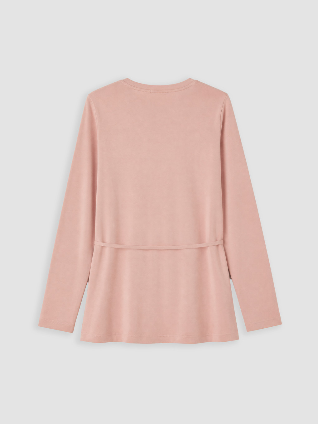 Pembe Bisiklet Yaka Kuşaklı Kadın Tunik-6