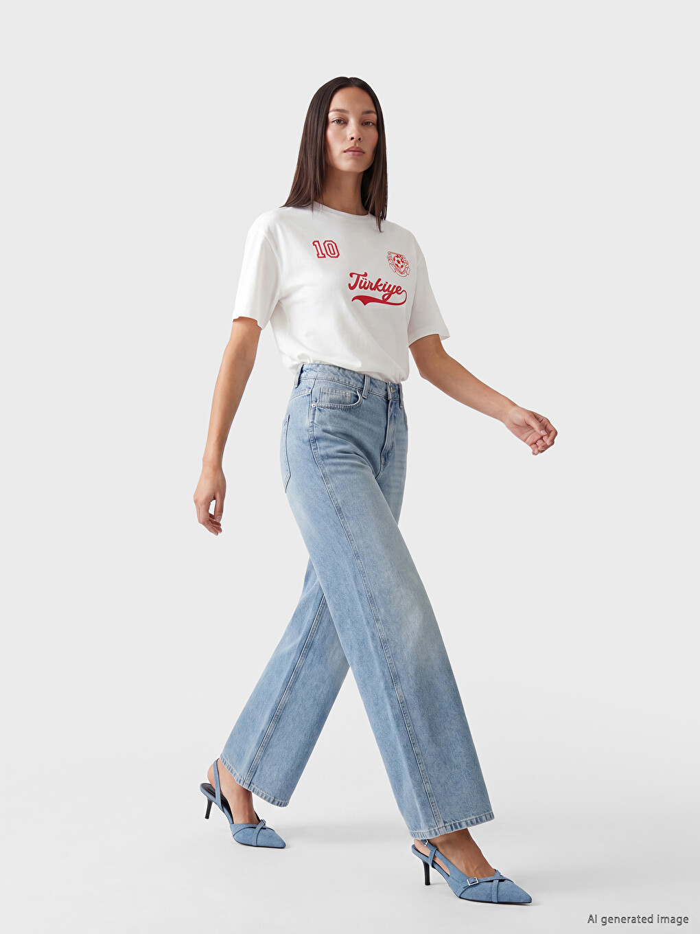 Turkey Printed Oversize Women's T-Shirt-1