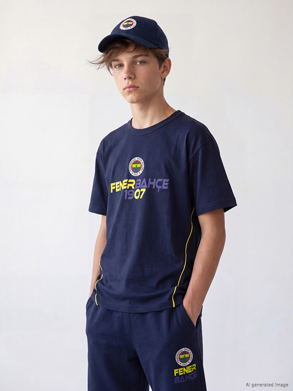 Fenerbahçe Printed Boys' Soft Touch Shorts