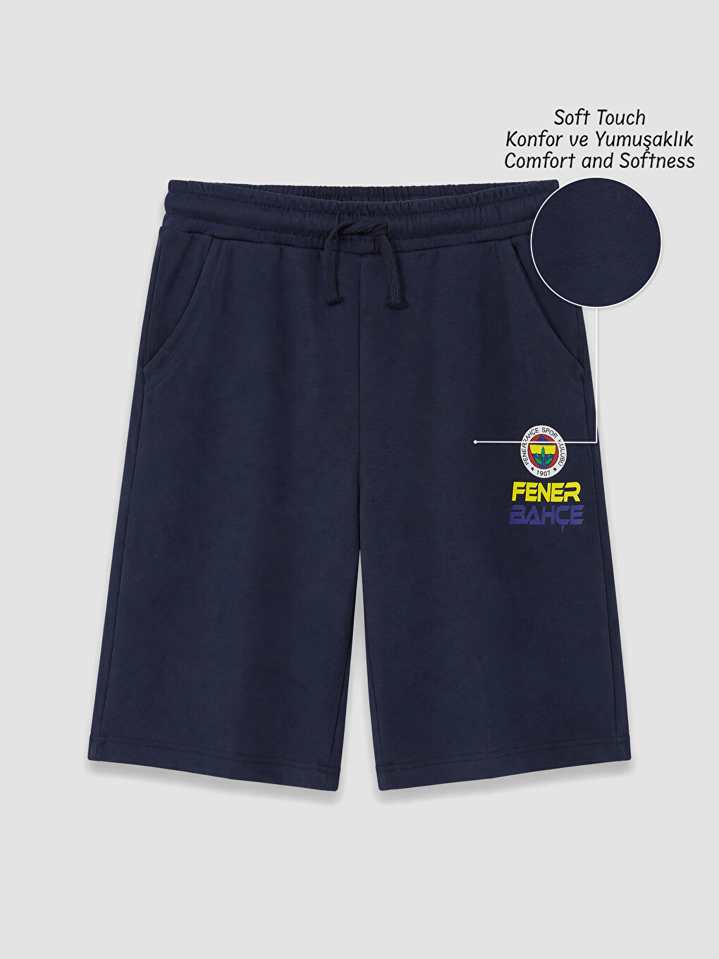Fenerbahçe Printed Boys' Soft Touch Shorts-2