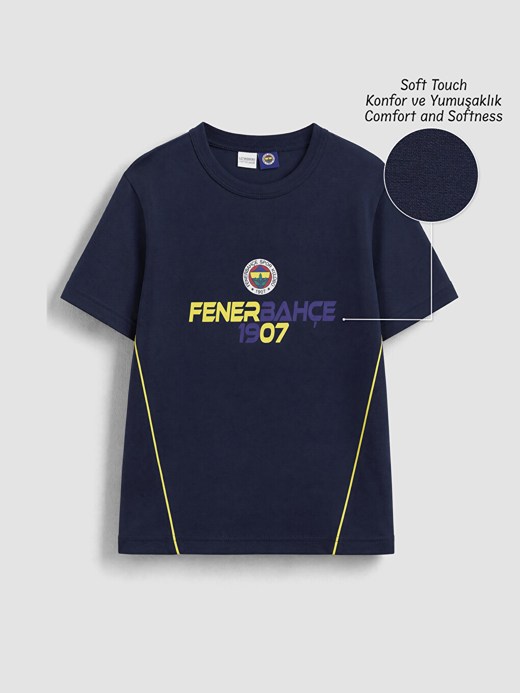 Футболка Для Мальчиков Fenerbahçe С Принтом, Мягкая На Ощупь-1