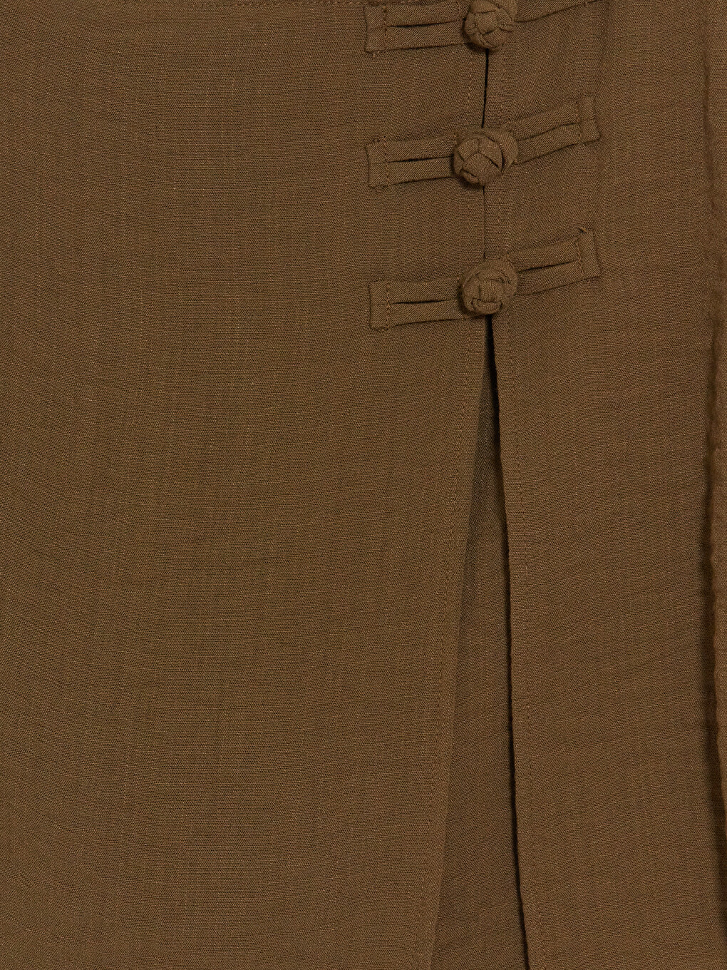 Mini Jupe-short Trapèze À Taille Haute Zippée-6