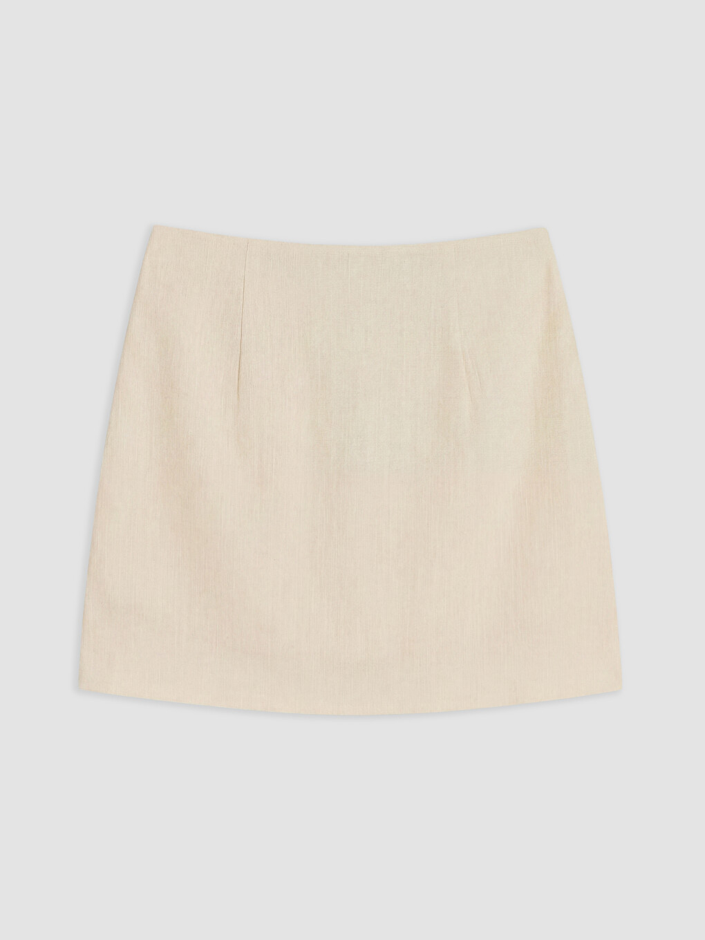 Skort Mini A-line Me Bel Të Lartë Dhe Me Zinxhir-5