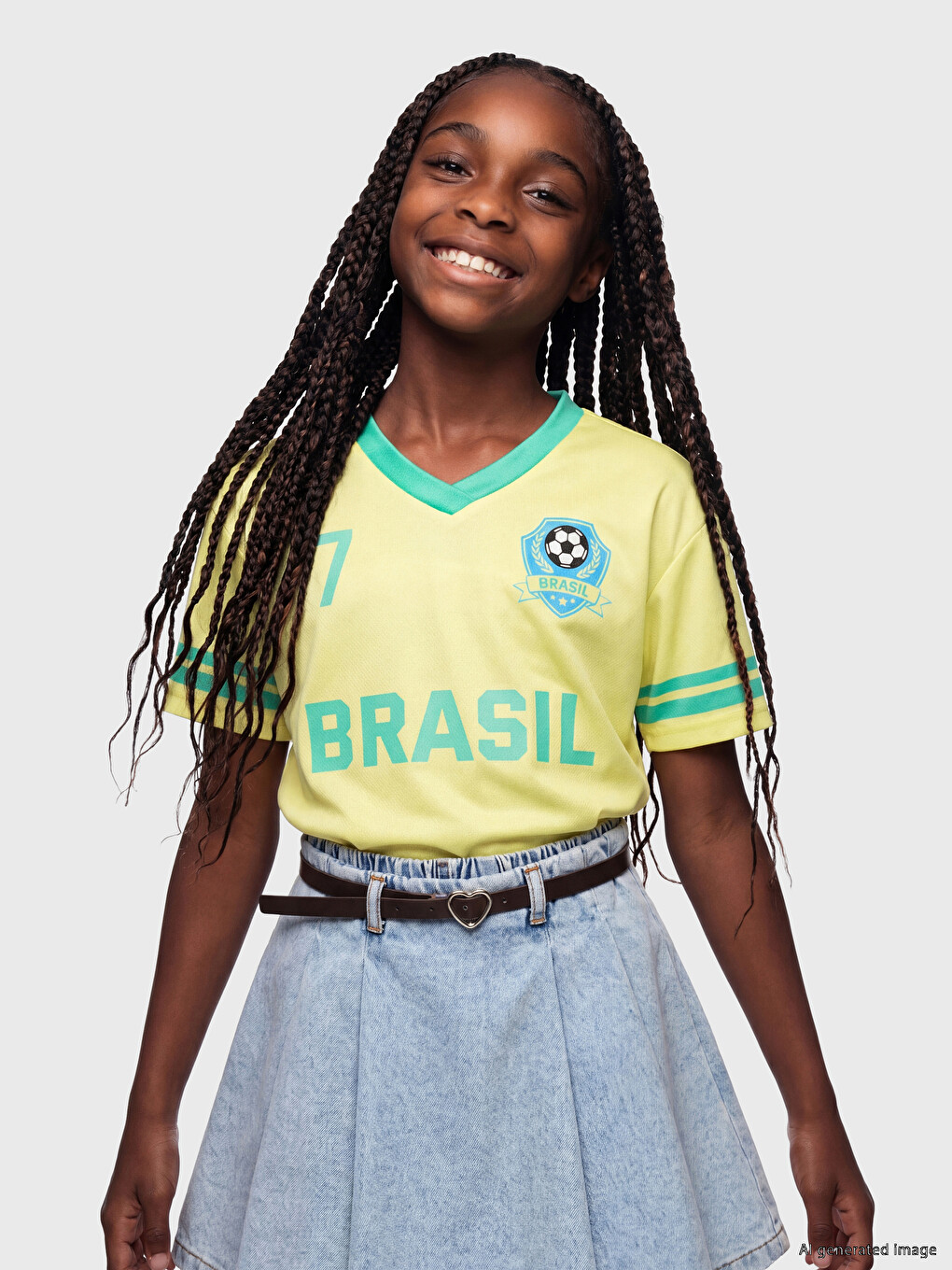 Brazilska štampana majica za devojčice