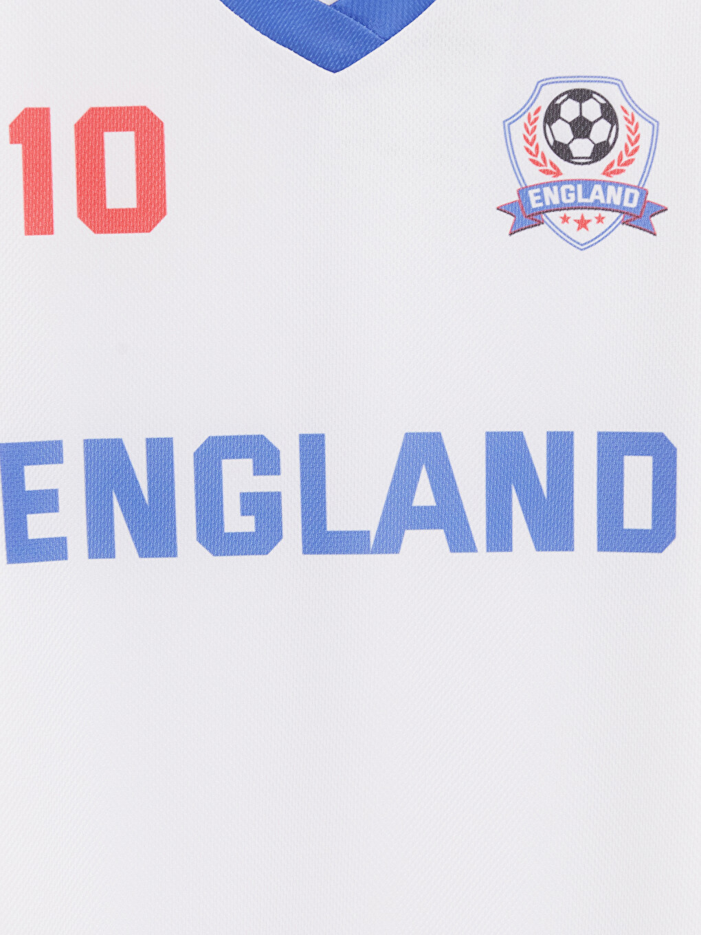 Beyaz England Baskılı Kız Çocuk Tişört-1