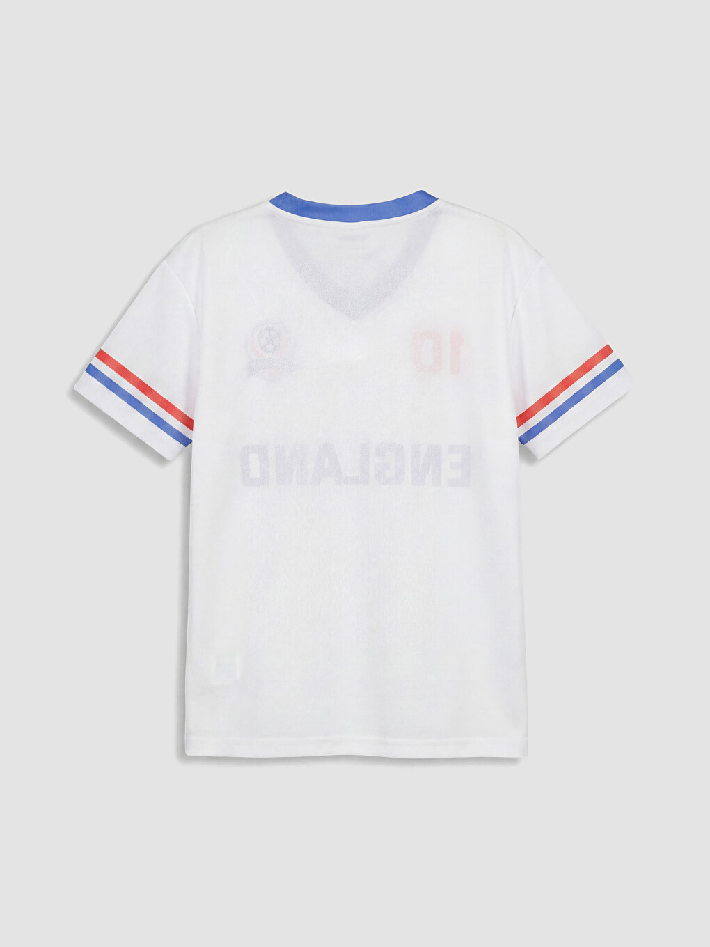 Beyaz England Baskılı Kız Çocuk Tişört-2